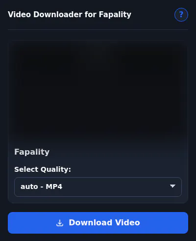 Fapality Video Downloader browser extension screenshot 5